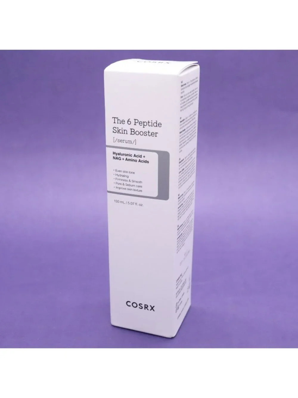 COSRX The 6 Peptide Skin Booster Serum Hyaluronic Acid NAG Amino Acids 150ml New